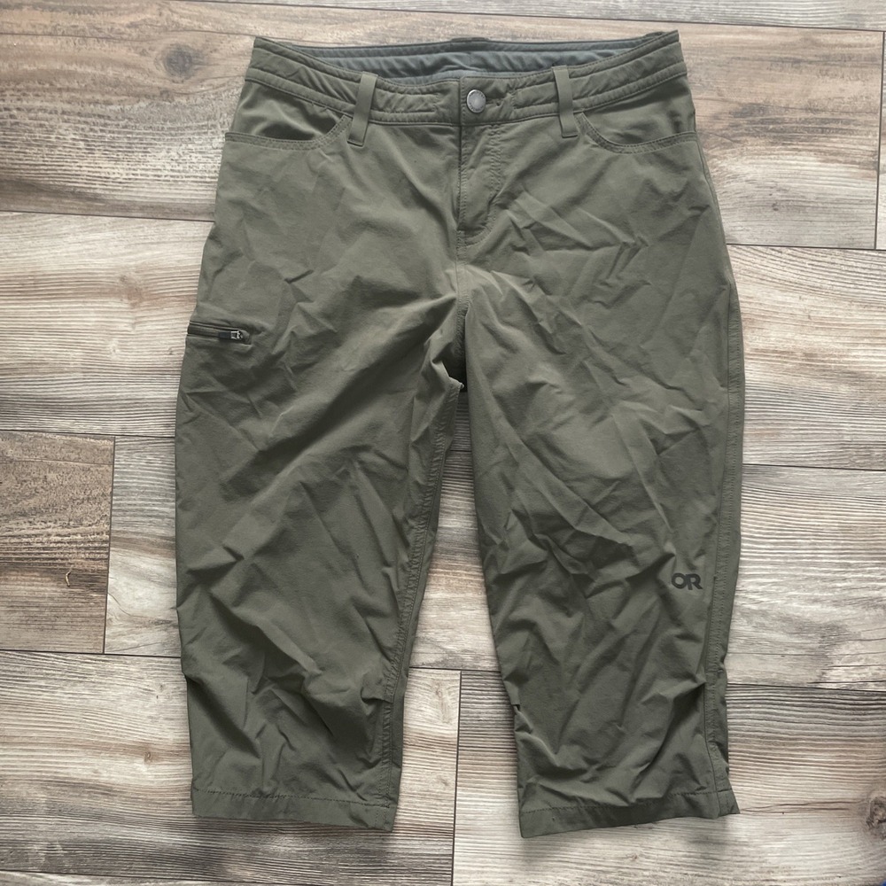 Outdoor Research Ferrosi Capris Pants Womens 4 Cropped Outdoor Hiking Trail